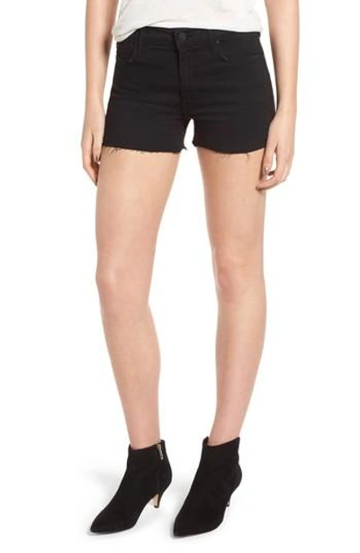 mother the charmer fray denim shorts