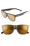 Smith Lowdown 2 55mm Chromapop™ Polarized Square Sunglasses In Gravy Tortoise