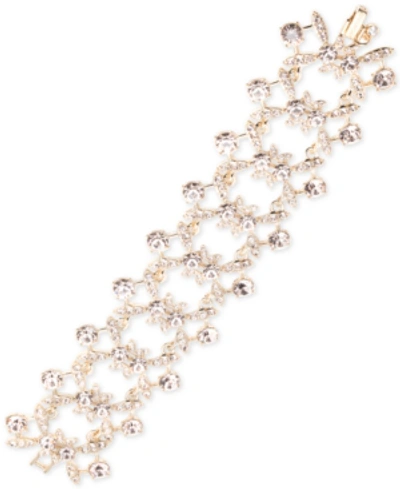 Givenchy Drama Crystal Bracelet In Gold