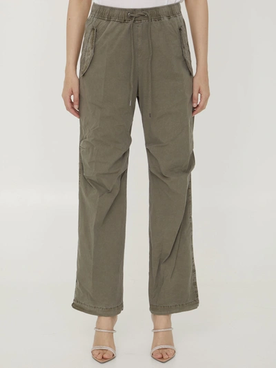 James Perse Cotton Cargo Pants In Militare
