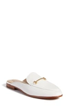 Sam Edelman Laurna Mule In Bright White Leather
