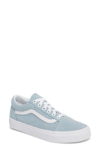 vans old skool denim baby blue 