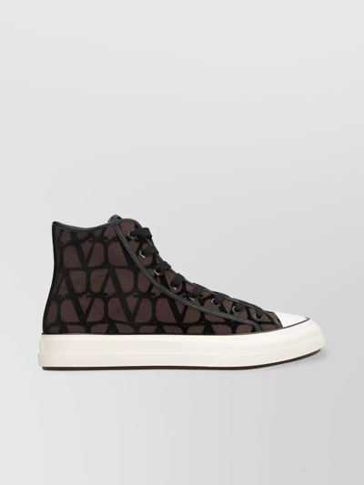 Valentino Garavani Tootaloop Logo-print Hi-top Sneakers In Black