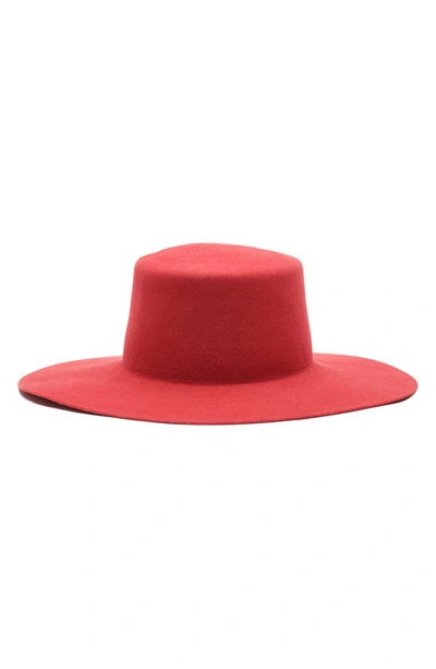 Modern Monarchie Western Felt Cordobes Hat In Red