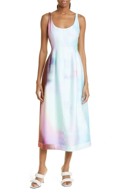 Simkhai Coralie Gradient-effect Dress In Multicoloured