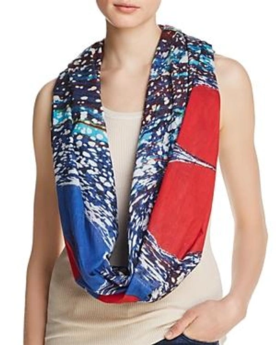 Lola Rose Marble Heart Print Scarf In Multi