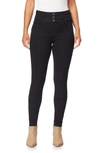 Angels Jeans High Waist Skinny Jeans In Onyx