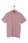 Westzeroone Boston Cotton Blend Polo In Elderberry