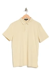 Westzeroone Boston Cotton Blend Polo In Pale Yellow