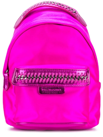 Stella Mccartney Mini Falabella Go Backpack In Basic