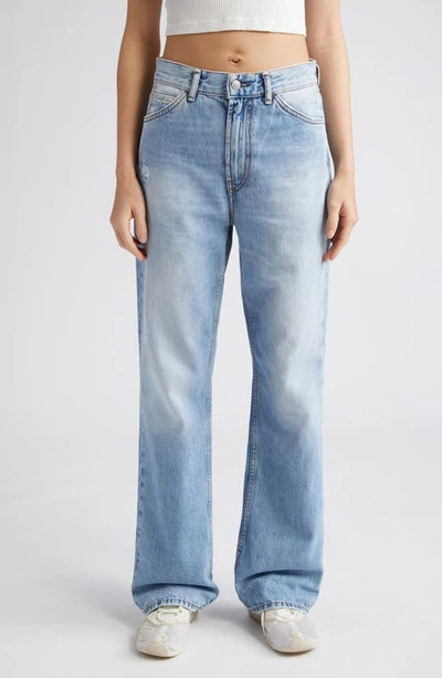 Acne Studios Blue Relaxed-fit Jeans In Light Blue