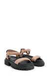 Allsaints Helium Lug Sandal In Pink