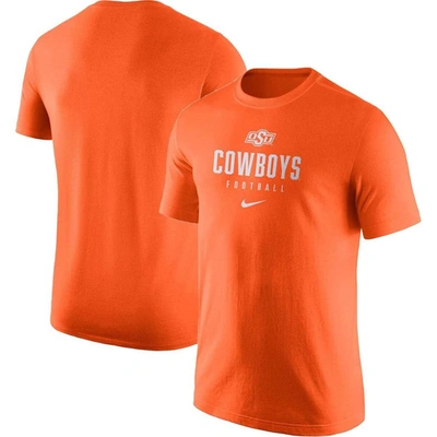 Nike Orange Oklahoma State Cowboys Team Issue Performance T-shirt