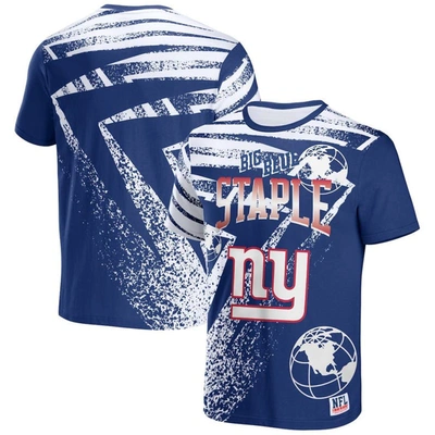 Staple Nfl X  Blue New York Giants All Over Print T-shirt