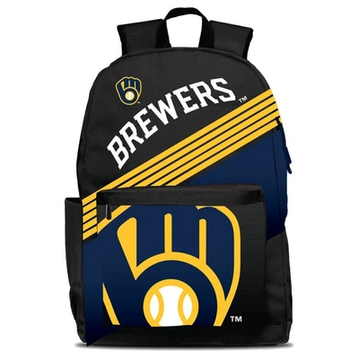 Mojo Kids' Milwaukee Brewers Ultimate Fan Backpack In Black