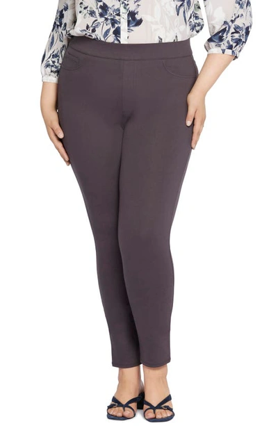 Nydj Sculpt-her™ Modern Ponte Leggings In Cordovan