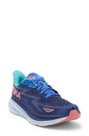 Hoka Clifton 9 Running Shoe In Bellwether Blue / Ceramic