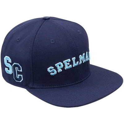 Pro Standard Navy Spelman College Jaguars Evergreen Spelman Snapback Hat