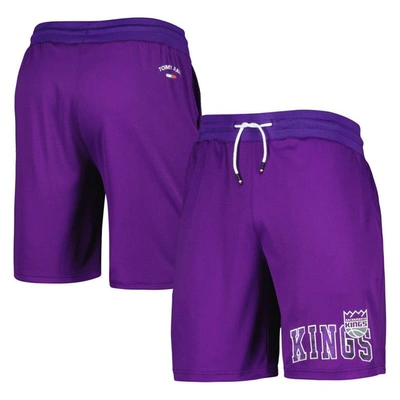 Tommy Jeans Purple Sacramento Kings Mike Mesh Basketball Shorts