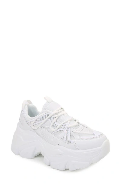 Berness Nikki Embellished Sneaker In White