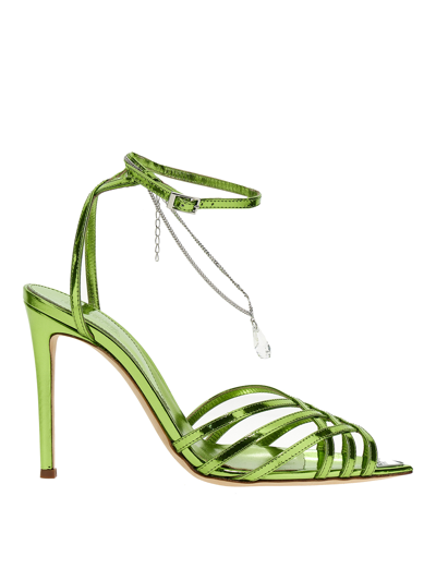 Nicolo' Beretta Levy Sandals Green In Verde