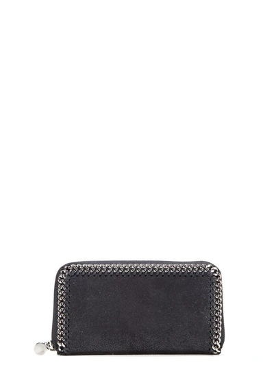 Stella Mccartney Zip Around Wallet In Black