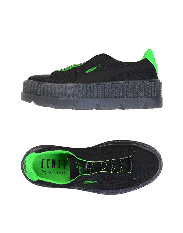 black puma sneakers rihanna