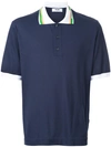 Msgm Short Sleeve Polo Shirt - Blue