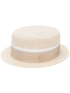 Maison Michel Auguste Hat In Neutrals