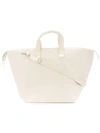 Cabas Medium Bowler Bag In White