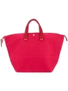 Cabas Medium Bowler Bag In Red