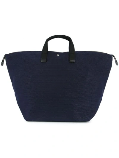 Cabas Bowler Bag In Blue