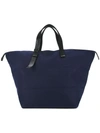 Cabas Large Bowler Bag In Blue