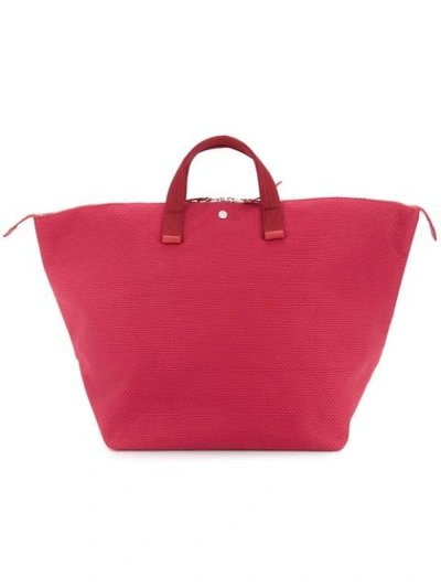 Cabas Bowler Bag In Red