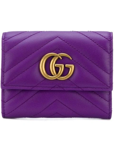 Gucci Gg Marmont Matelassé Wallet