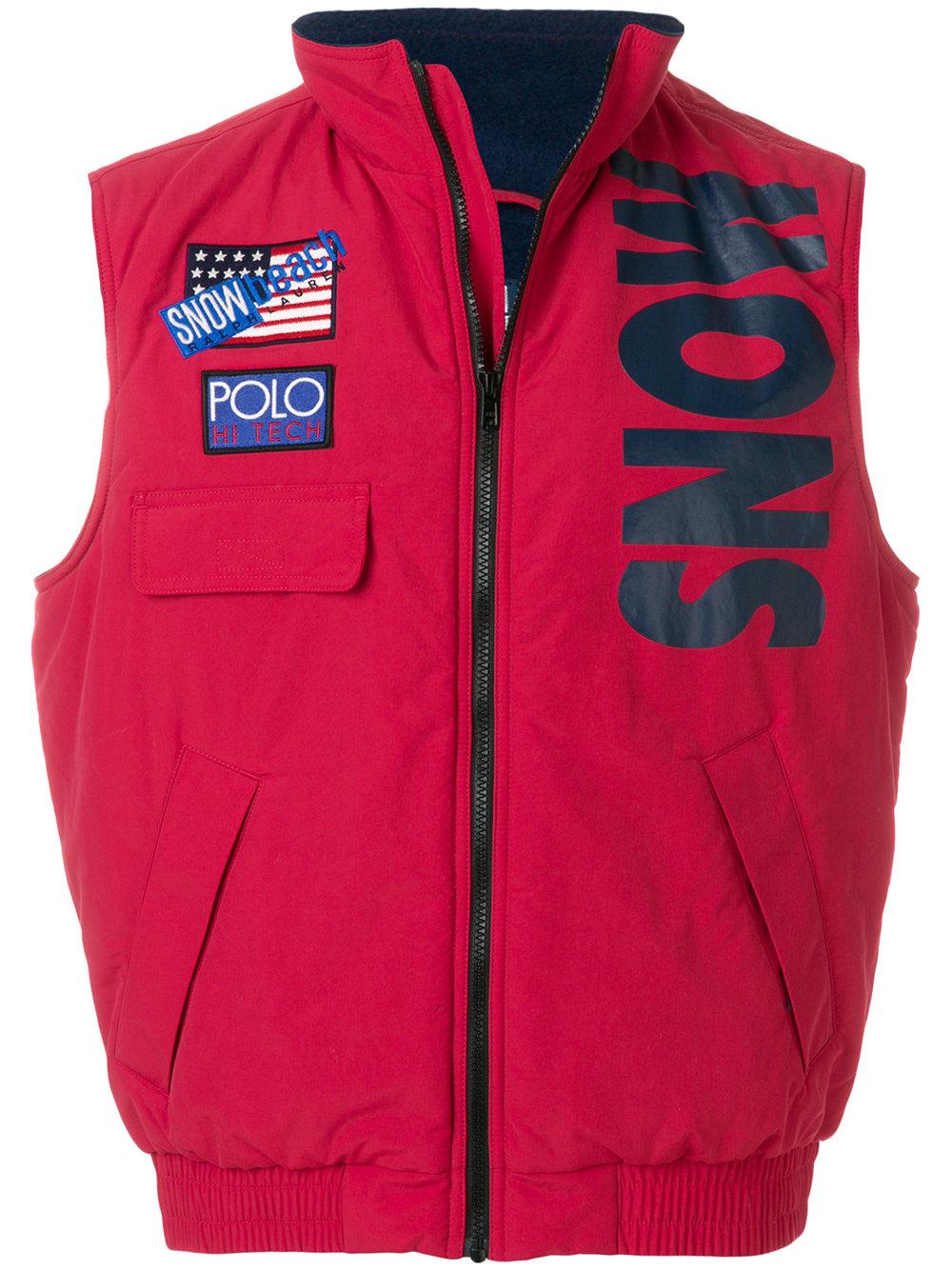 snow beach vest