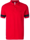 Sun 68 Stripe Sleeve Polo Shirt