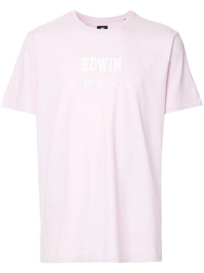 Edwin Logo Print T-shirt