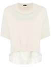 Joseph Double Layer Top In Neutrals