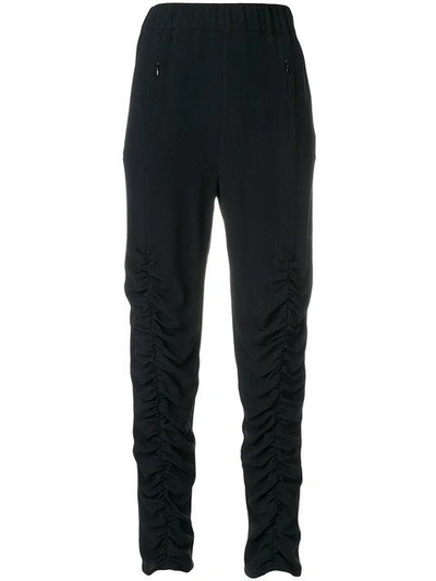 Veronique Leroy Gathered Leg Trousers In Black