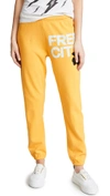 Freecity Sweatpants In Yellow Machine