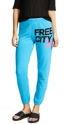 Freecity Sweatpants In Blue Machine
