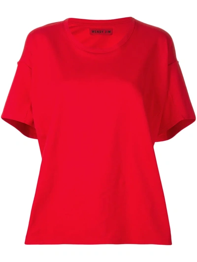 Wendy Jim Loose Fit T-shirt In Red
