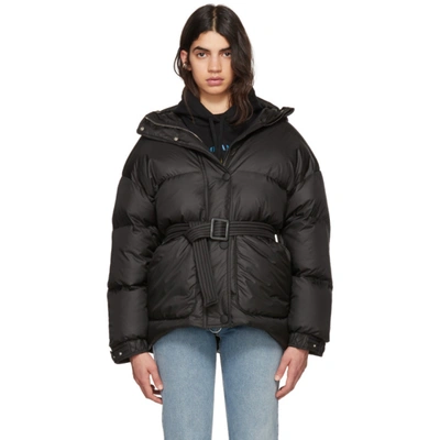 Ienki Ienki Belted Oversize Puffer Jacket In Black