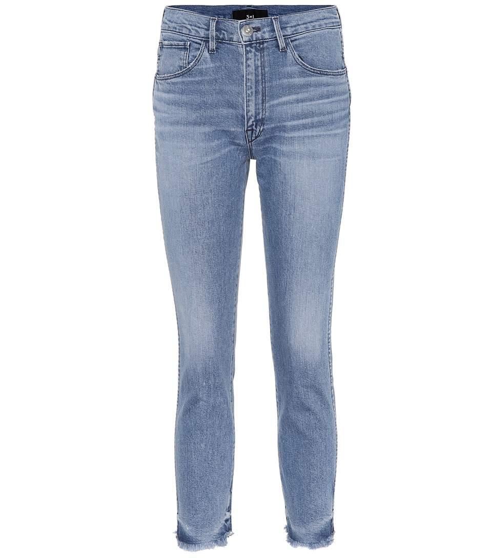 3X1 W3 Authentic Straight Jeans In Blue | ModeSens