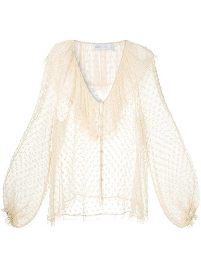 Alice Mccall Now That You Got It Blouse In Nude & Neutrals