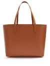 Mansur Gavriel Tan-brown Lined Large Leather Tote Bag
