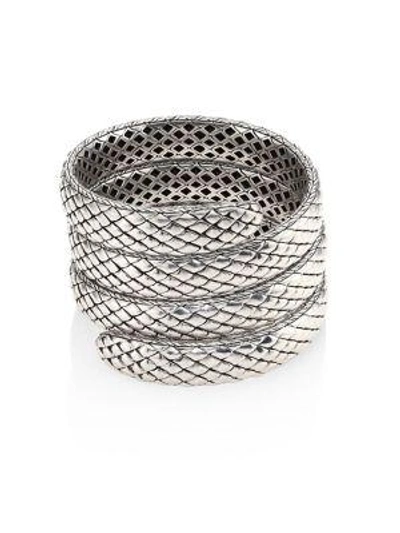 John Hardy Legends Cobra Collection Multiple Coil Bracelet In Silver