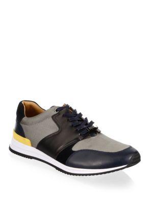 hugo boss legacy leather sneakers