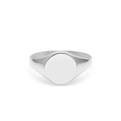 Myia Bonner Silver Round Signet Ring